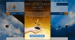Desktop Screenshot of holyghostradio.com