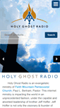 Mobile Screenshot of holyghostradio.com