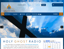 Tablet Screenshot of holyghostradio.com